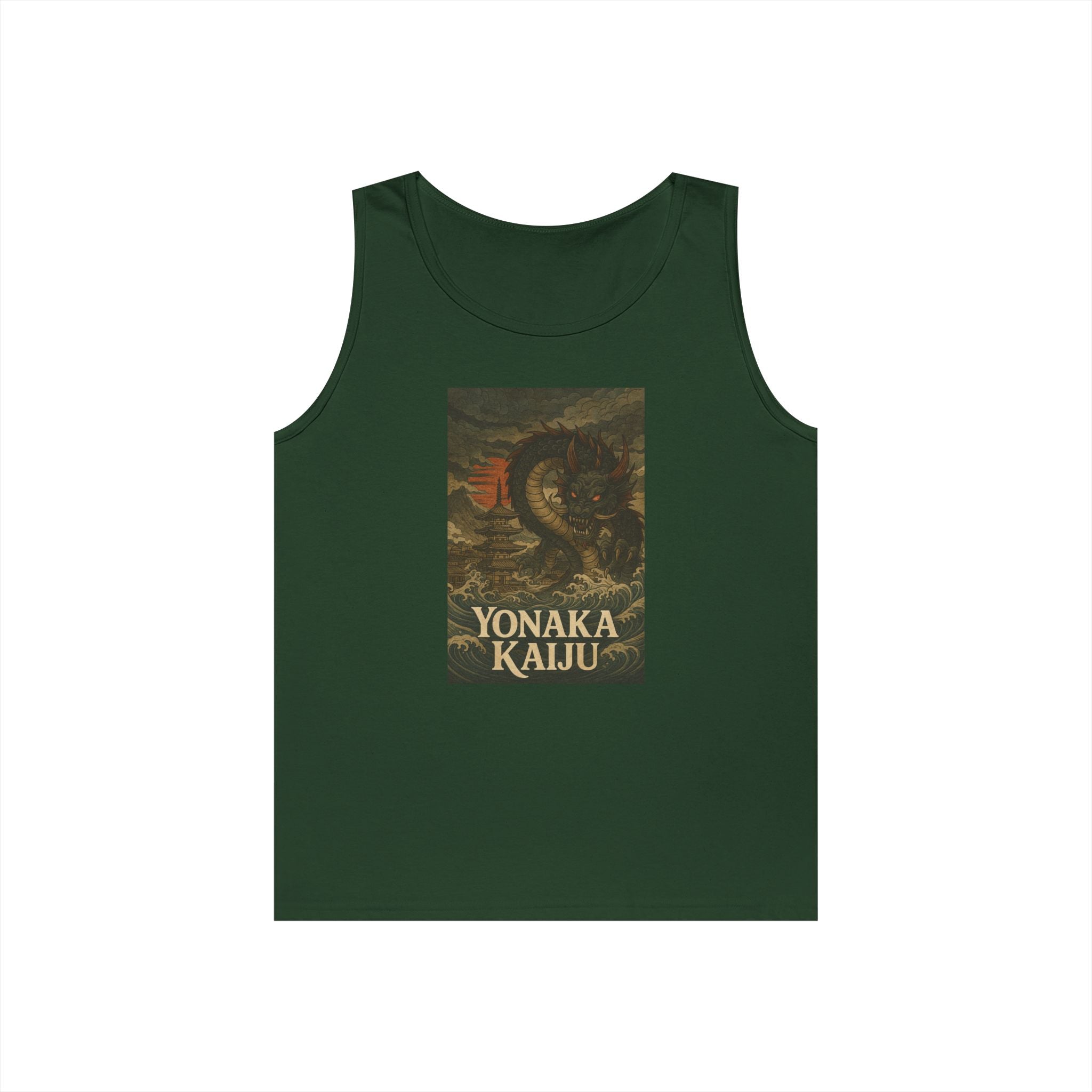 Yonaka Kaiju Graphic Tank Top – Vintage Japanese Monster Design