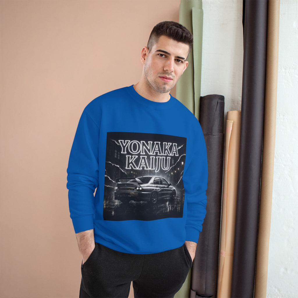 Yonaka Kaiju Crewneck Sweatshirt — Retro Night Car