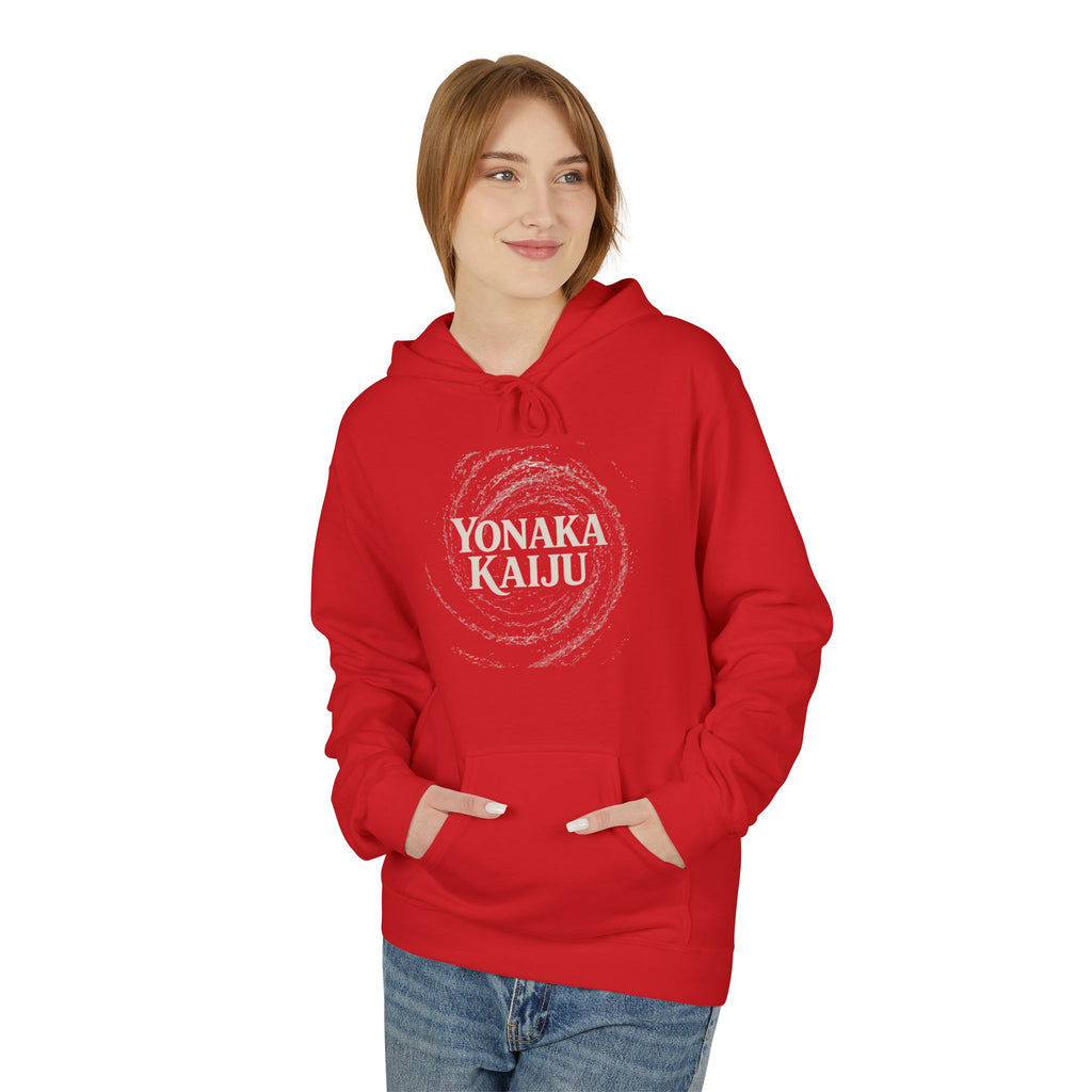 Yonaka Kaiju Hoodie - Minimal Japanese Monster Graphic Pullover