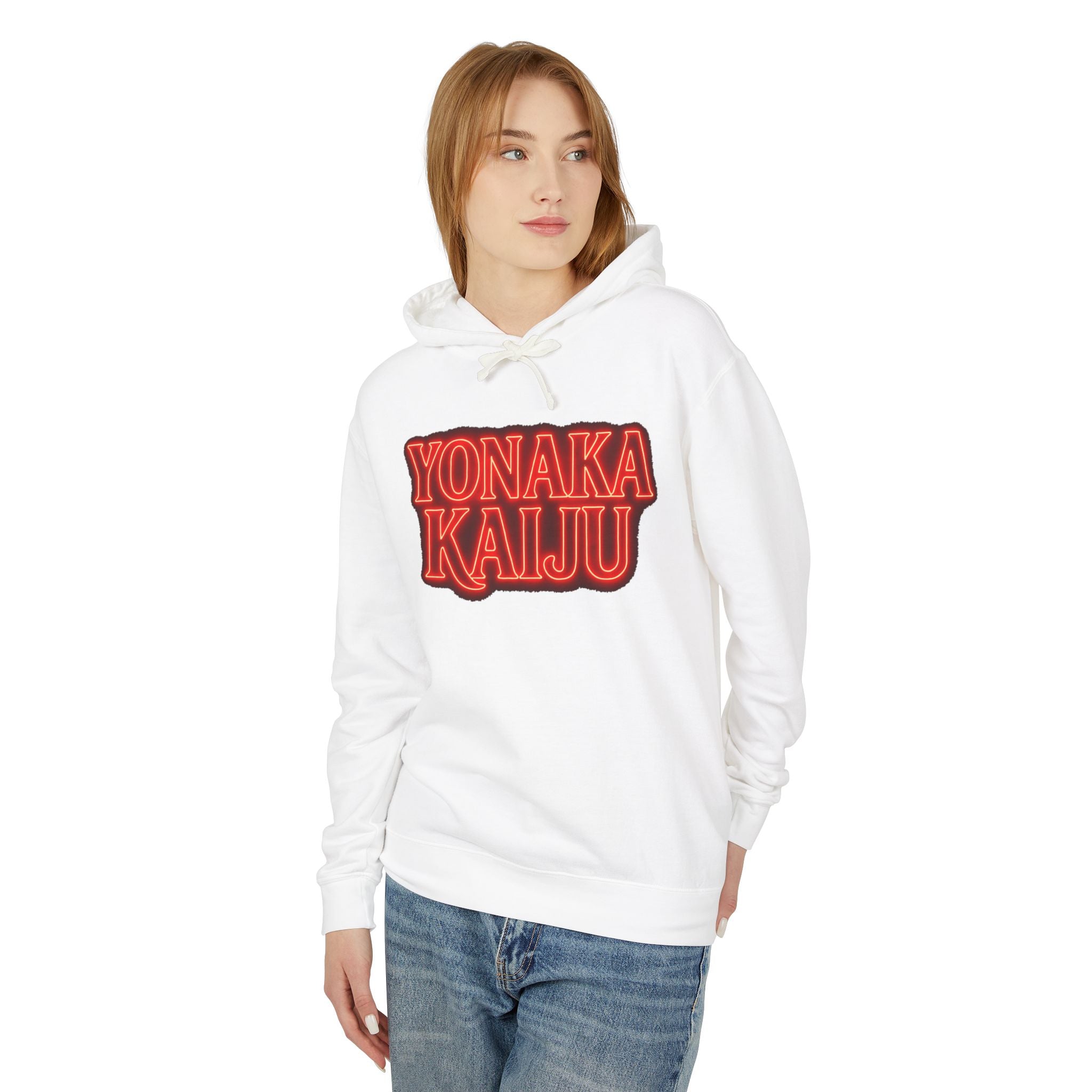 Yonaka Kaiju Hoodie — Retro Red Band Pullover