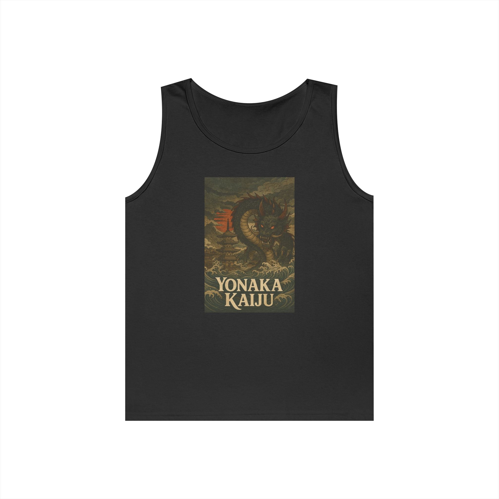 Yonaka Kaiju Graphic Tank Top – Vintage Japanese Monster Design