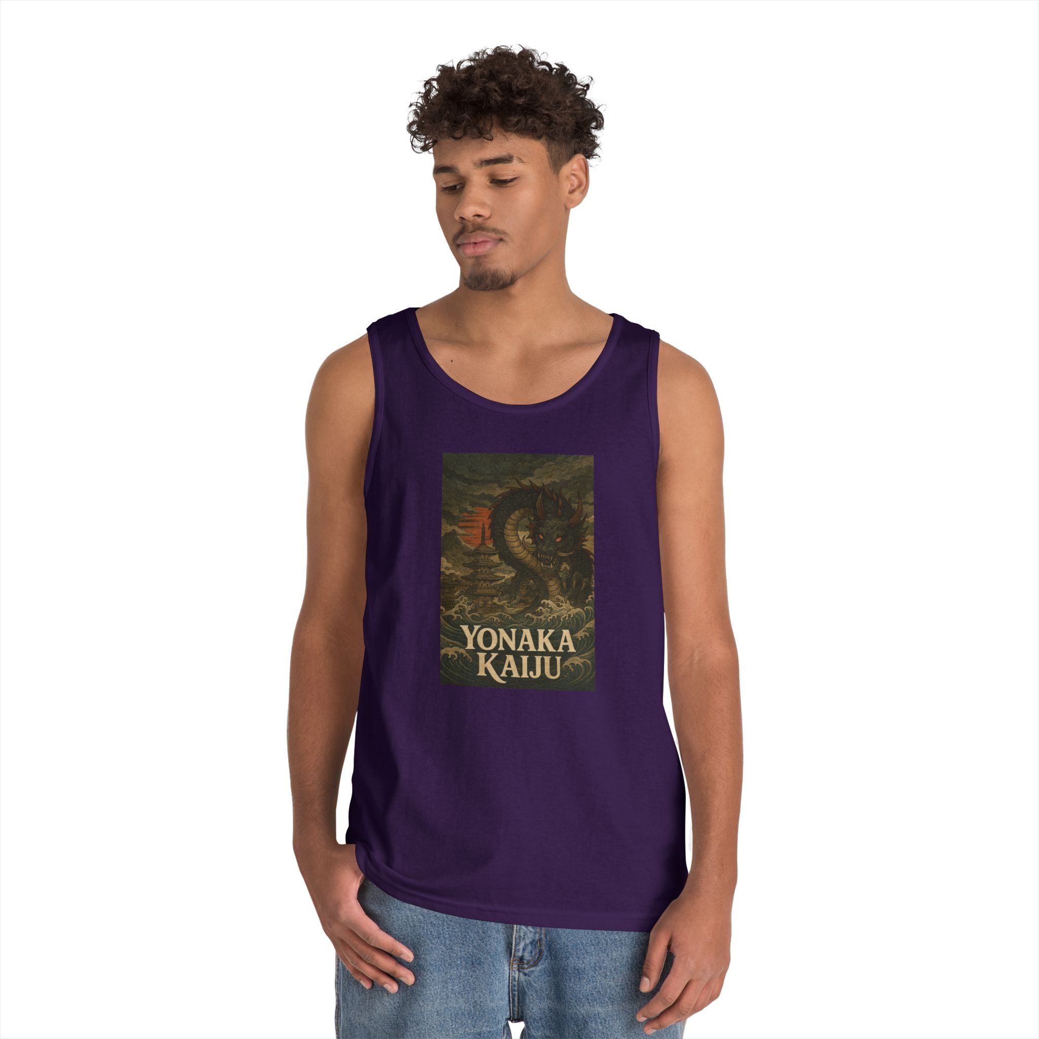 Yonaka Kaiju Graphic Tank Top – Vintage Japanese Monster Design