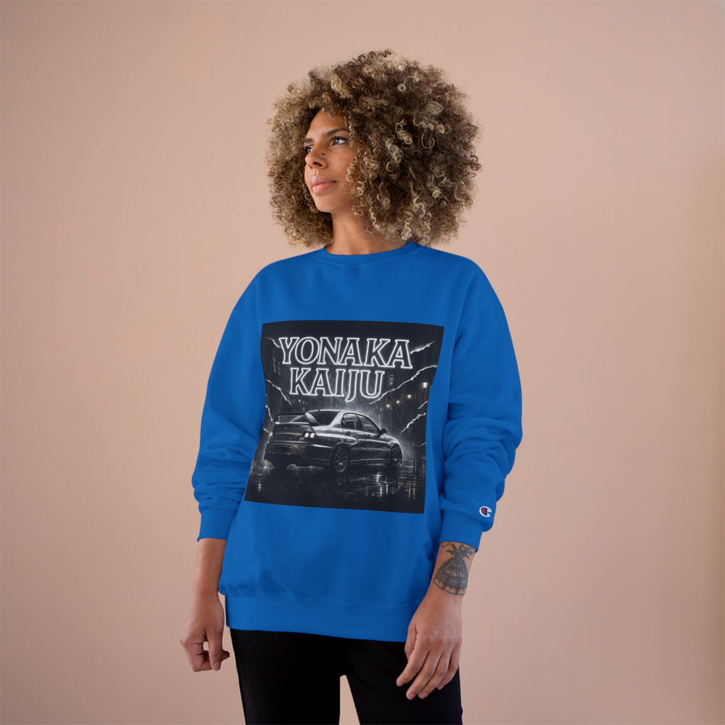 Yonaka Kaiju Crewneck Sweatshirt — Retro Night Car
