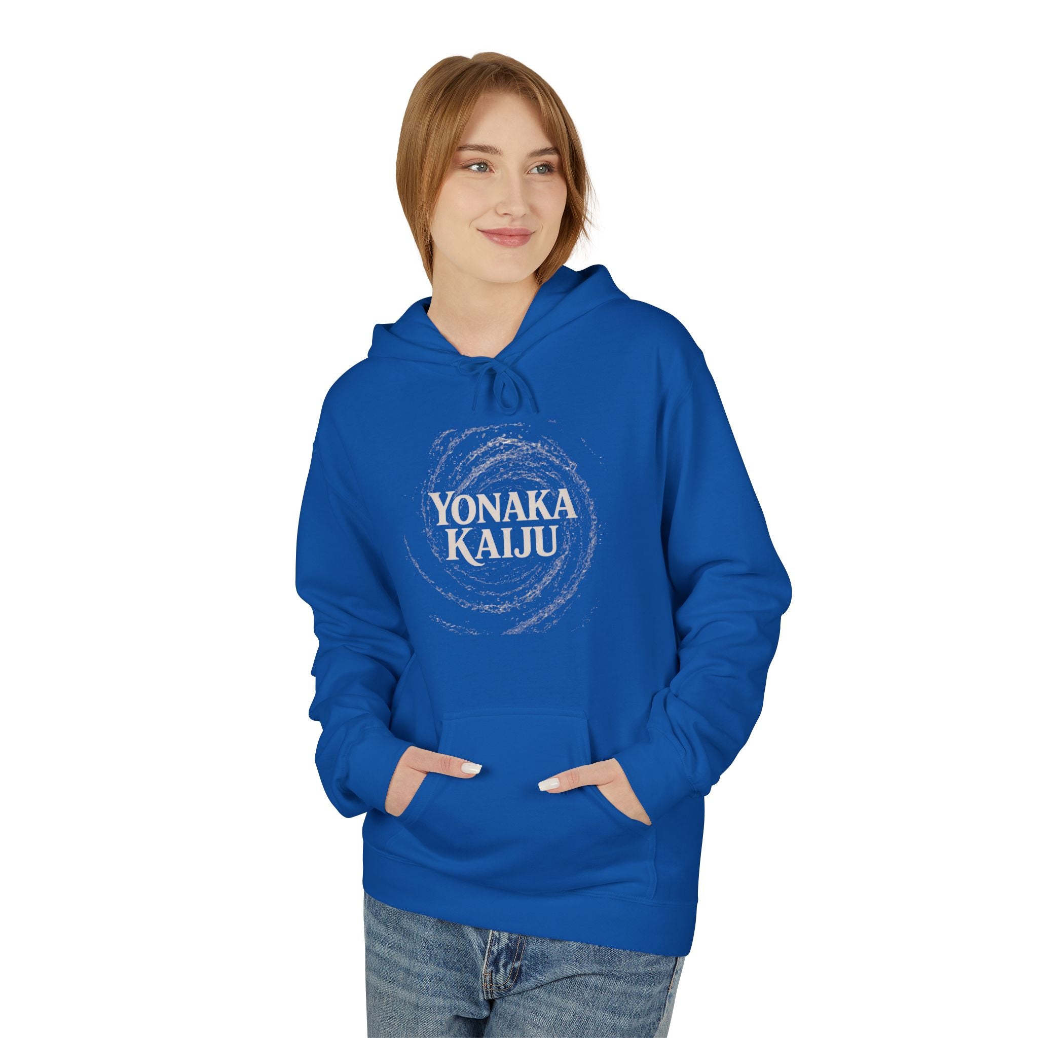 Yonaka Kaiju Hoodie - Minimal Japanese Monster Graphic Pullover