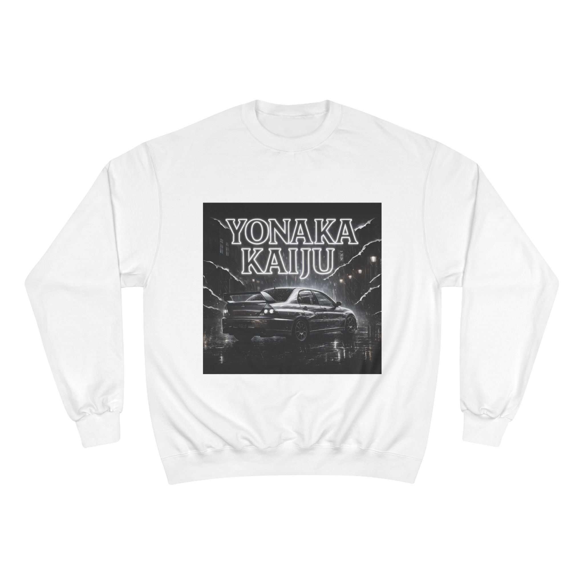 Yonaka Kaiju Crewneck Sweatshirt — Retro Night Car