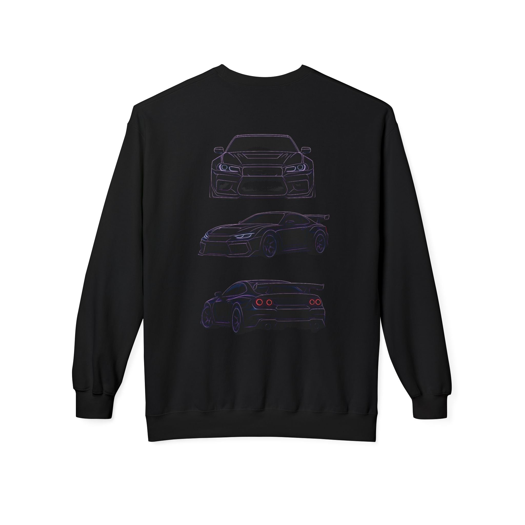 Yonaka Kaiju Triple-View Car Sketch Sweatshirt