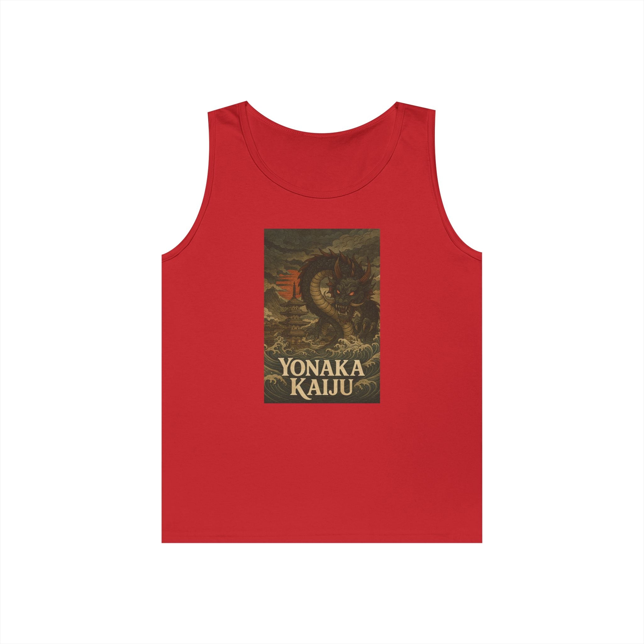 Yonaka Kaiju Graphic Tank Top – Vintage Japanese Monster Design